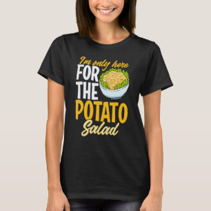 Aardappelsalade Loves Foodie Vegan Humor Dieet Mo T-shirt