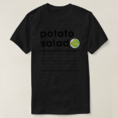 Aardappelsalade Voedingsgegevens T-shirt (Design voorkant)