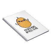Aardappelschil voor mij Funny Potato pun Notitieboek (Rechterzijde)