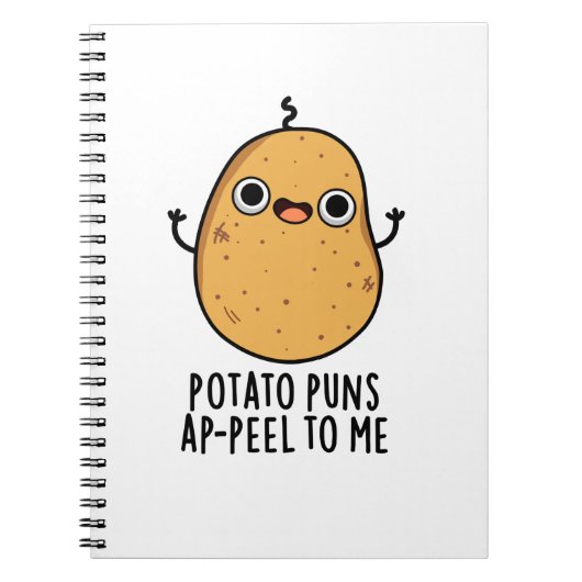 Aardappelschil voor mij Funny Potato pun Notitieboek (Voorkant)