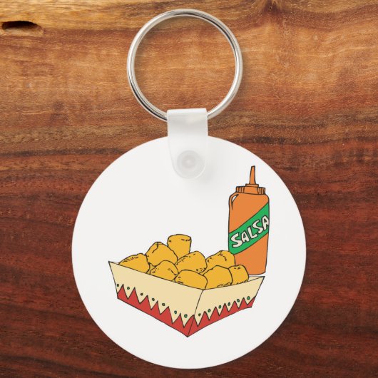 aardappelschildpad met salsa sleutelhanger (Voorkant)