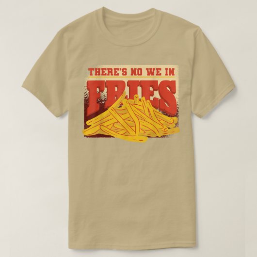 Aardappelsnacks Burger Kitchen friet T-shirt (Design voorkant)