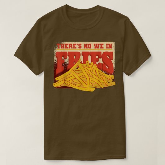 Aardappelsnacks Burger Kitchen friet T-shirt (Design voorkant)