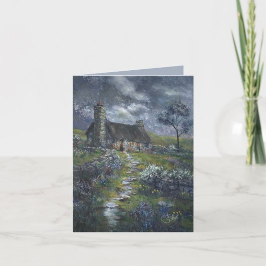 "Aardappelsoep - Een Engels Cottage" Kaart (Voorkant)