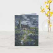 "Aardappelsoep - Een Engels Cottage" Kaart (Gele Bloem)