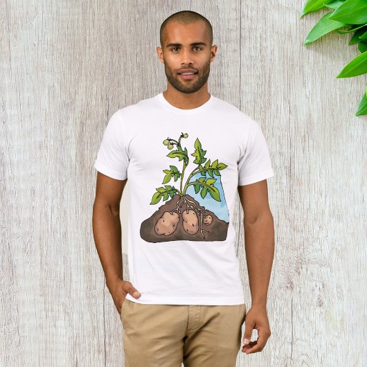 Aardappelteelt Mannen T-shirt