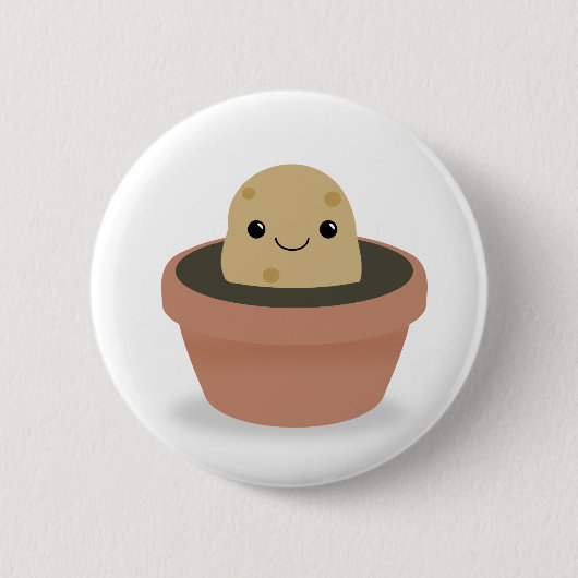 Aardappelteken Ronde Button 5,7 Cm (Voorkant)