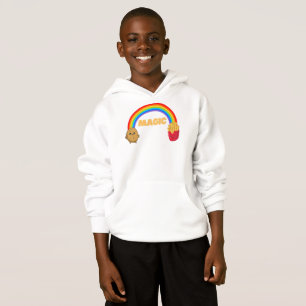 Aardappeltransformatie op chips met een regenboog