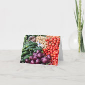 Aardappelvezels Tomaten Aardappelen Groentemengsel Kaart (Voorkant)