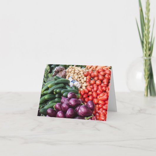 Aardappelvezels Tomaten Aardappelen Groentemengsel Kaart (Voorkant)