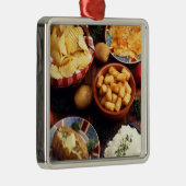 Aardappelvoeding Metalen Ornament (Rechts)