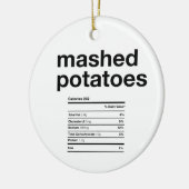 Aardappelvoedingsinformatie Keramisch Ornament (Links)