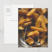 Aardappelwijn met zout (details) briefkaart (Voorkant / Achterkant)