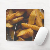 Aardappelwijn met zout (details) muismat (Met muis)