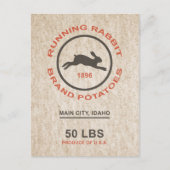  aardappelzak briefkaart (Voorkant)