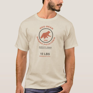  aardappelzak (rood Beer merk) T-shirt