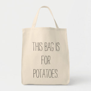 aardappelzak tote bag