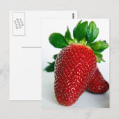 aardbei #1 briefkaart (Voorkant / Achterkant)