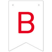 Aardbei 1e Verjaardag Berry Eerste Foto Vlaggetjes (Tweede vlag)