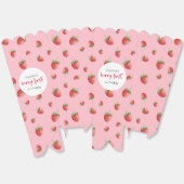 Aardbei 1e verjaardag Berry First Bedankdoosjes (Ongevouwen)