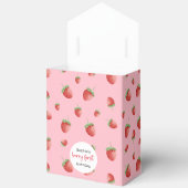 Aardbei 1e verjaardag Berry First Bedankdoosjes (Open)