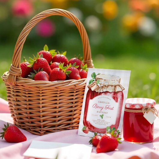 Aardbei 1e verjaardag, Berry First, Berry Jam Kaart