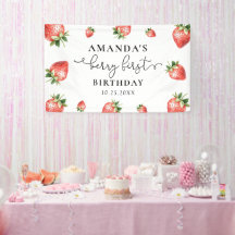 Aardbei 1e verjaardag Berry Sweet One