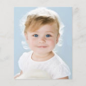 Aardbei 1e verjaardag bessen eerste uitnodiging (Achterkant)