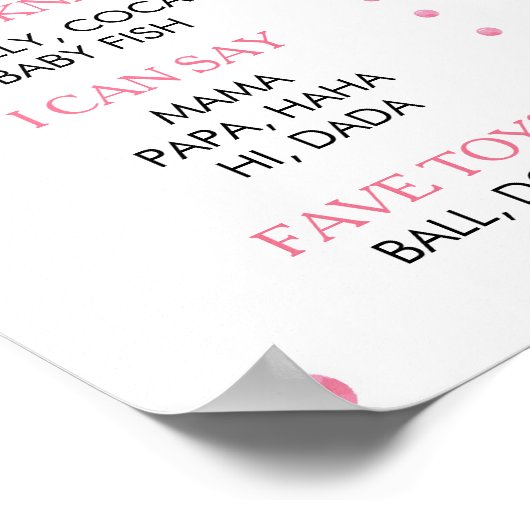 Aardbei 1e verjaardag van de Mijlsteen Poster