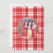 Aardbei 1e Verjaardagsfeestje Berry Eerste Foto Kaart (Achterkant)