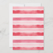 Aardbei 1e Verjaardagsfeestje Berry Eerste Meisje Kaart (Achterkant)