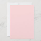 Aardbei 1e verjaardagsfeestje | Berry First Pink Kaart (Achterkant)