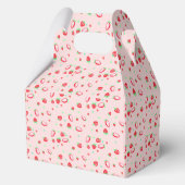 Aardbei 1e verjaardagsfeestje bes eerste bedankdoosjes (Achterkant)