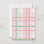 Aardbei 1e verjaardagsfeestje bes eerste bedankkaart (Achterkant)