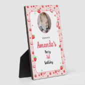 Aardbei 1e verjaardagsfeestje bes eerste fotoplaat (Zijkant)