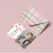 Aardbei 1e verjaardagsfeestje bes eerste kaart