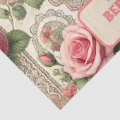  aardbei 1e verjaardagsfeestje foto tissuepapier (Detail)