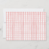 Aardbei 1e Verjaardagsuitnodiging Eerste Bes Zoet Kaart (Achterkant)