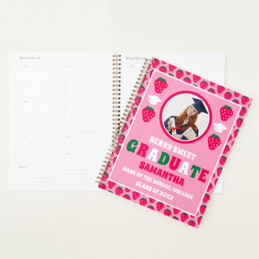 Aardbei 2025 Afstuderen Foto Afstuderen Planner (Display)