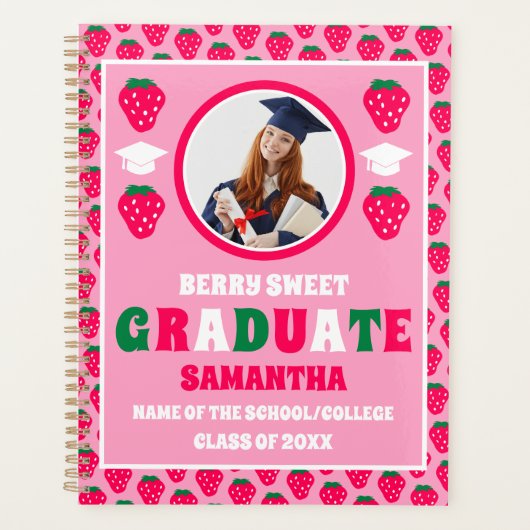 Aardbei 2025 Afstuderen Foto Afstuderen Planner (Voorkant)