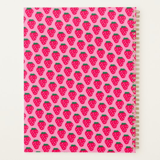 Aardbei 2025 Afstuderen Foto Afstuderen Planner (Achterkant)