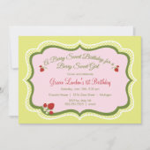 Aardbei | Aanbesteding op zondag Kaart (Voorkant)