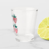 Aardbei Aardbeien Fruitliefhebber Boeren Tuin Shot Glas (Rechts)
