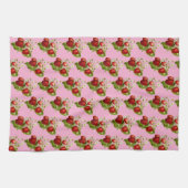 Aardbei Aardbeien Landelijk Theedoek (Horizontaal)
