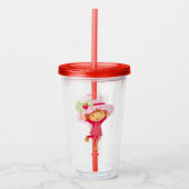 Aardbei Acryl Drinkbeker (Voorkant)