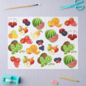 Aardbei Apple Watermeloen Kersen Fruit Decoupage Tissuepapier (Craft)