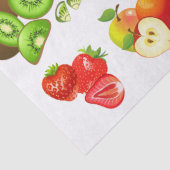 Aardbei Apple Watermeloen Kersen Fruit Decoupage Tissuepapier (Detail)