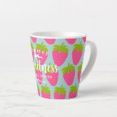 Aardbei Aqua Latte Mok (Rechterhoek)