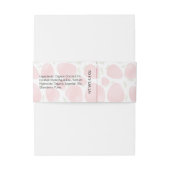 Aardbei Artisan Soap Band Wrap Packaging Uitnodigingen Wikkel (Achterkant Voorbeeld)