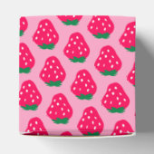 Aardbei Baby Meisje Douche Berry Zoet Dank u Bedankdoosjes (Bovenkant)